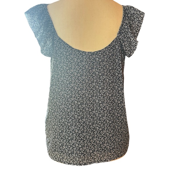 J. Crew sleeveless button up ruffle top - Picture 2 of 5